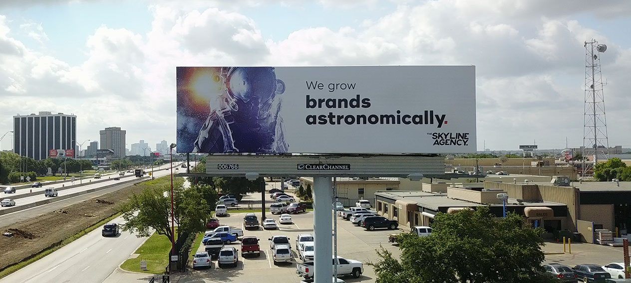 Skyline Billboard in Dallas, Texas